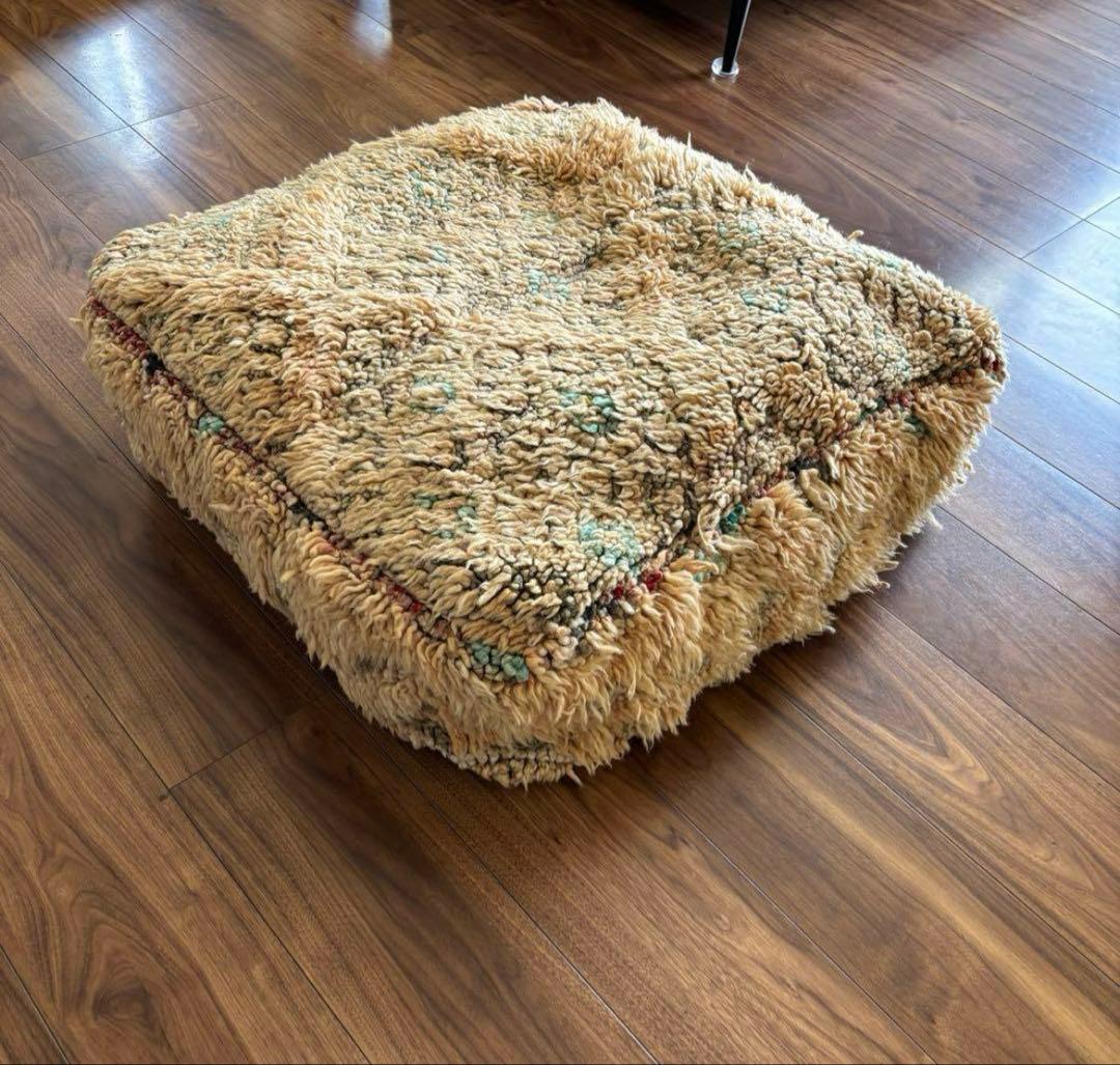 希少品　プフ　ビンテージ　モロッコ　クッション