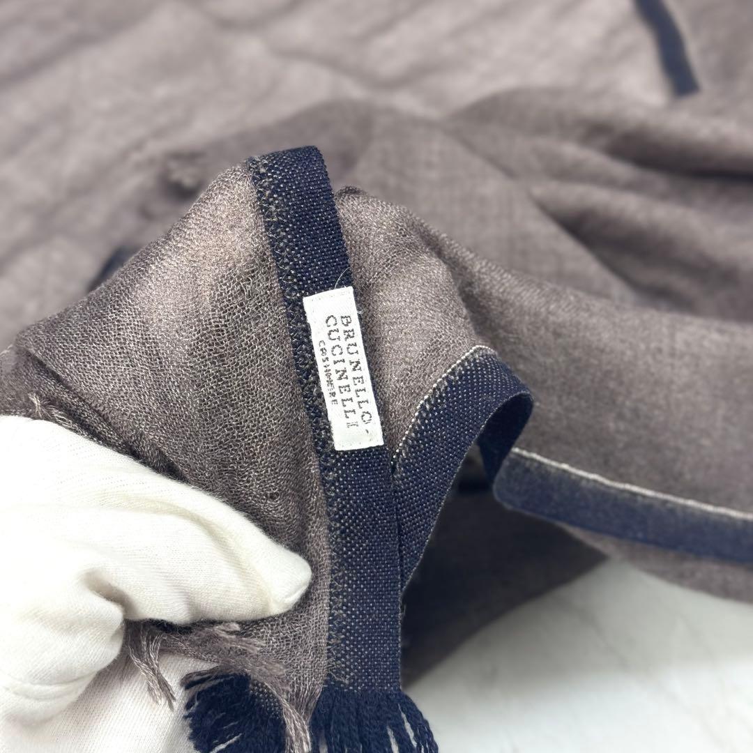 ブルネロクチネリ 大判 ストール カシミヤ マフラー ショール