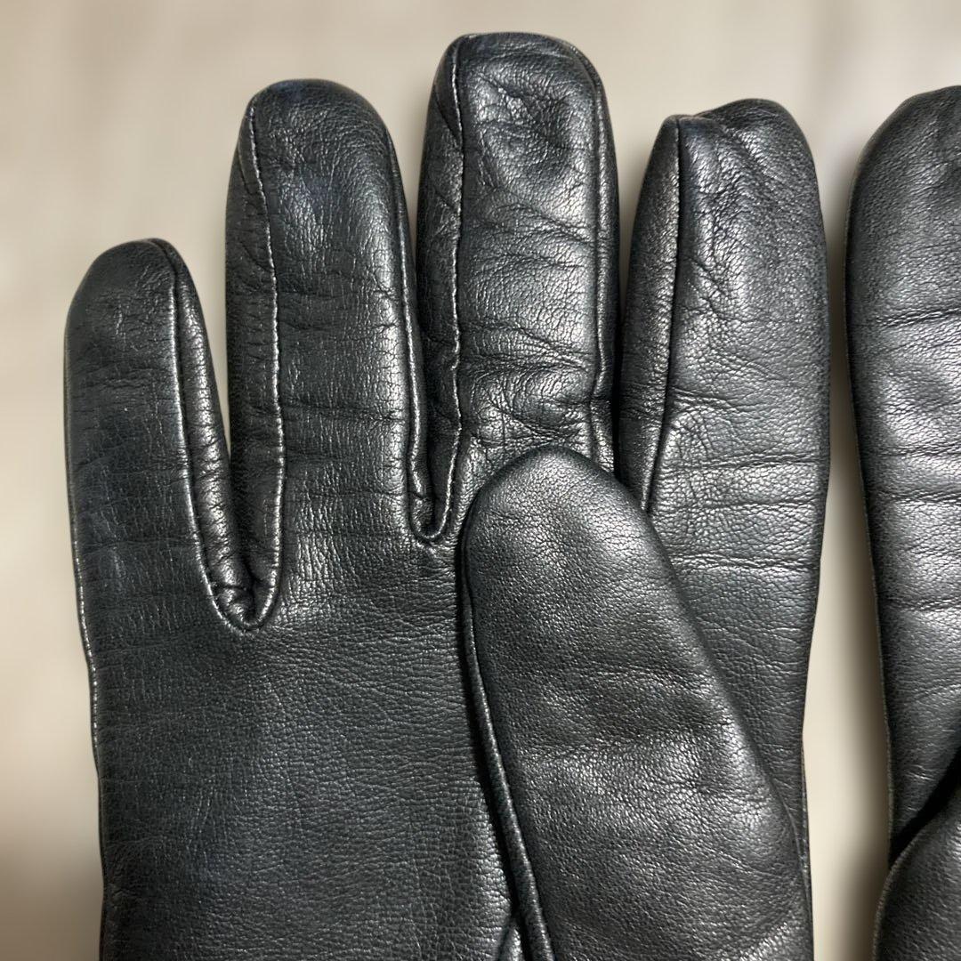 ヒステリックグラマー レザーグローブ　スタッズ　黒