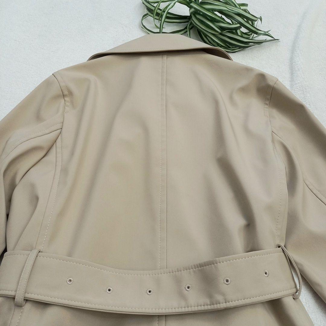 バーバリーロンドン　ハーフコート　ミドル丈　ノバチェック　ベルト付き　L