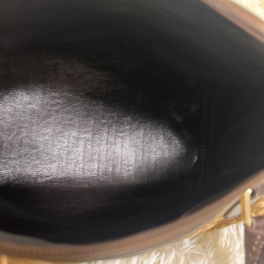 クリスチャンディオール ハンドバッグ ミニボストン トロッター ブラウンCDロゴ