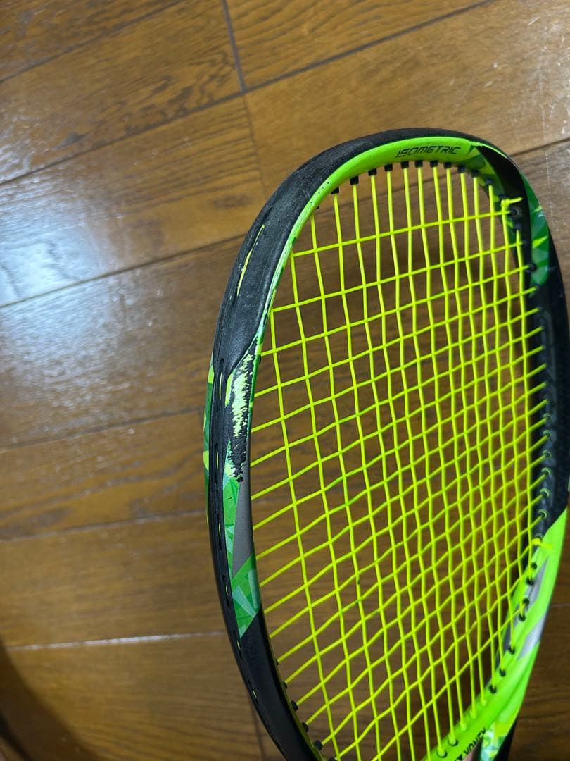 YONEX EZONE100 ブラックグリーン テニスラケット袋あり