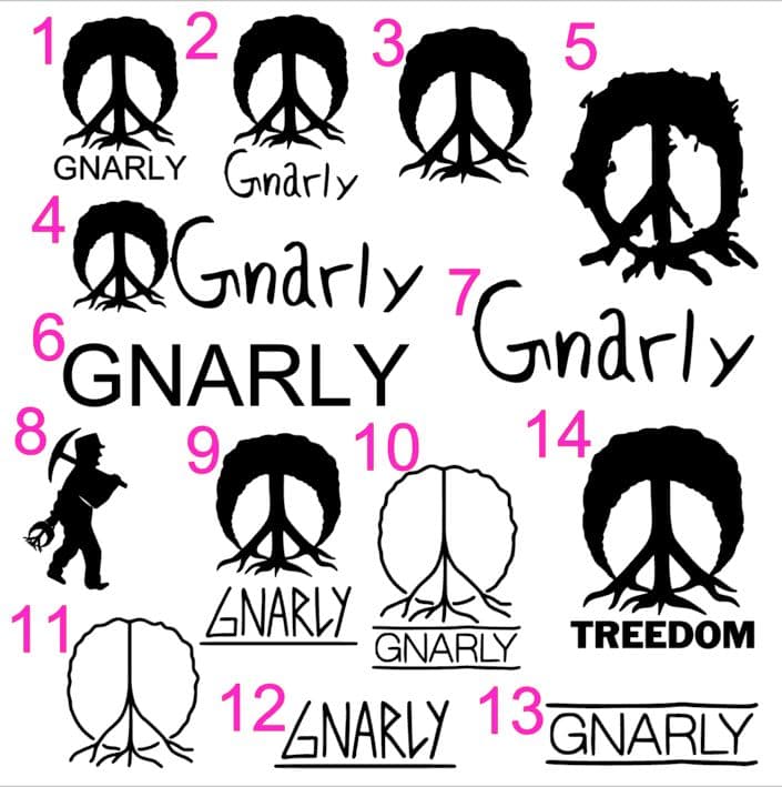 GNARLY ナーリー　ステッカー