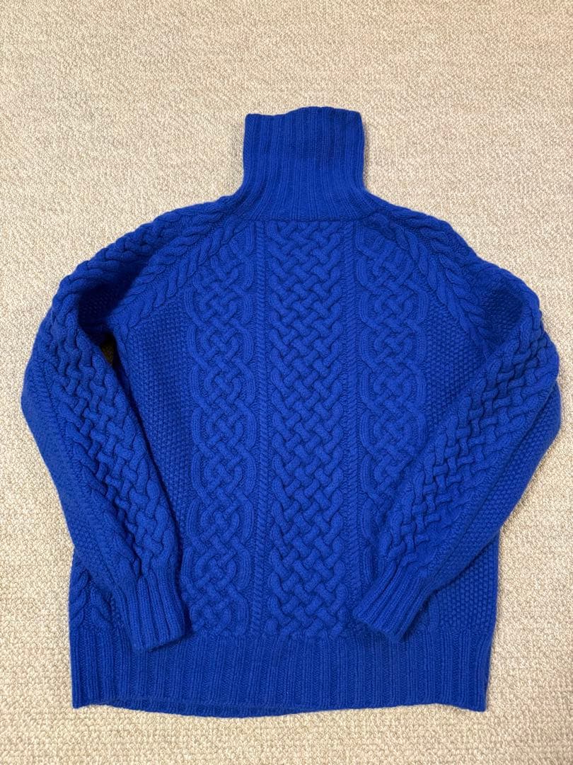 Drawer woolカシミヤケーブル編み セーター 2サイズ