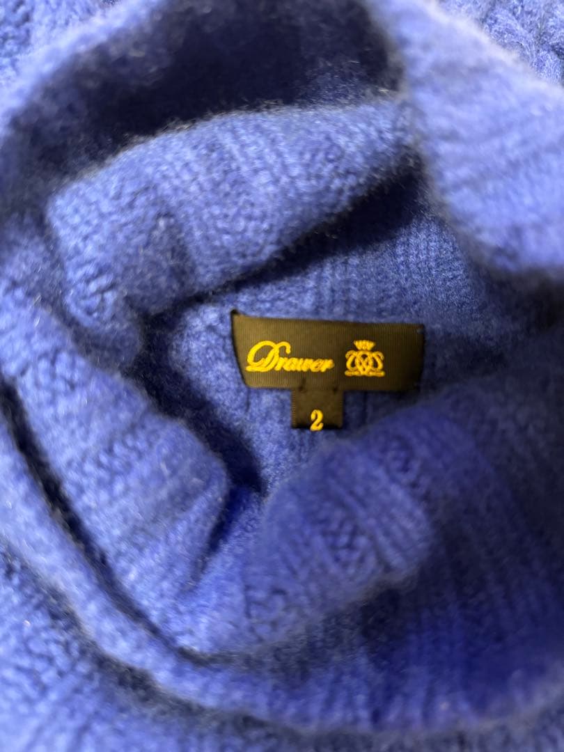Drawer woolカシミヤケーブル編み セーター 2サイズ
