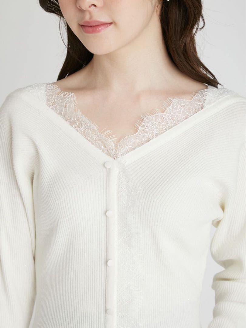 【新品未使用】CELFORD セルフォード♪レーストリムニットプルオーバー