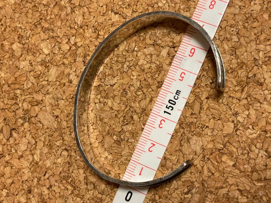 ◆感謝価格◆希少品◆音符柄◆シルバーバングル◆