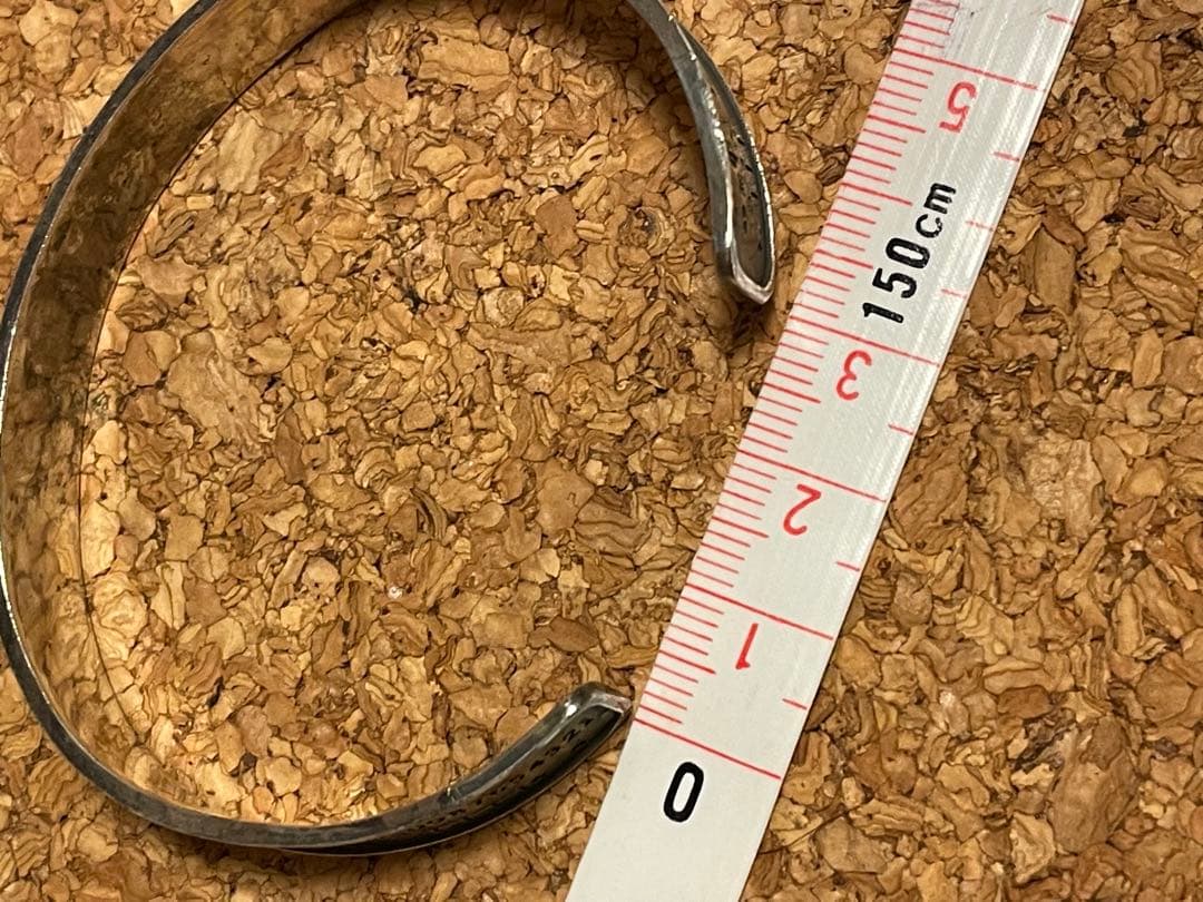 ◆感謝価格◆希少品◆音符柄◆シルバーバングル◆