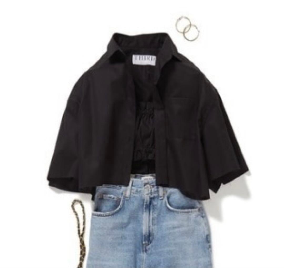 サードマガジン 撥水ボクシーシャツ