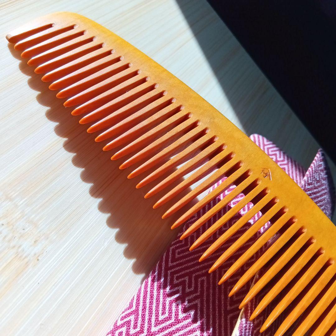 京都　十三や　つげ櫛　さつま柘植