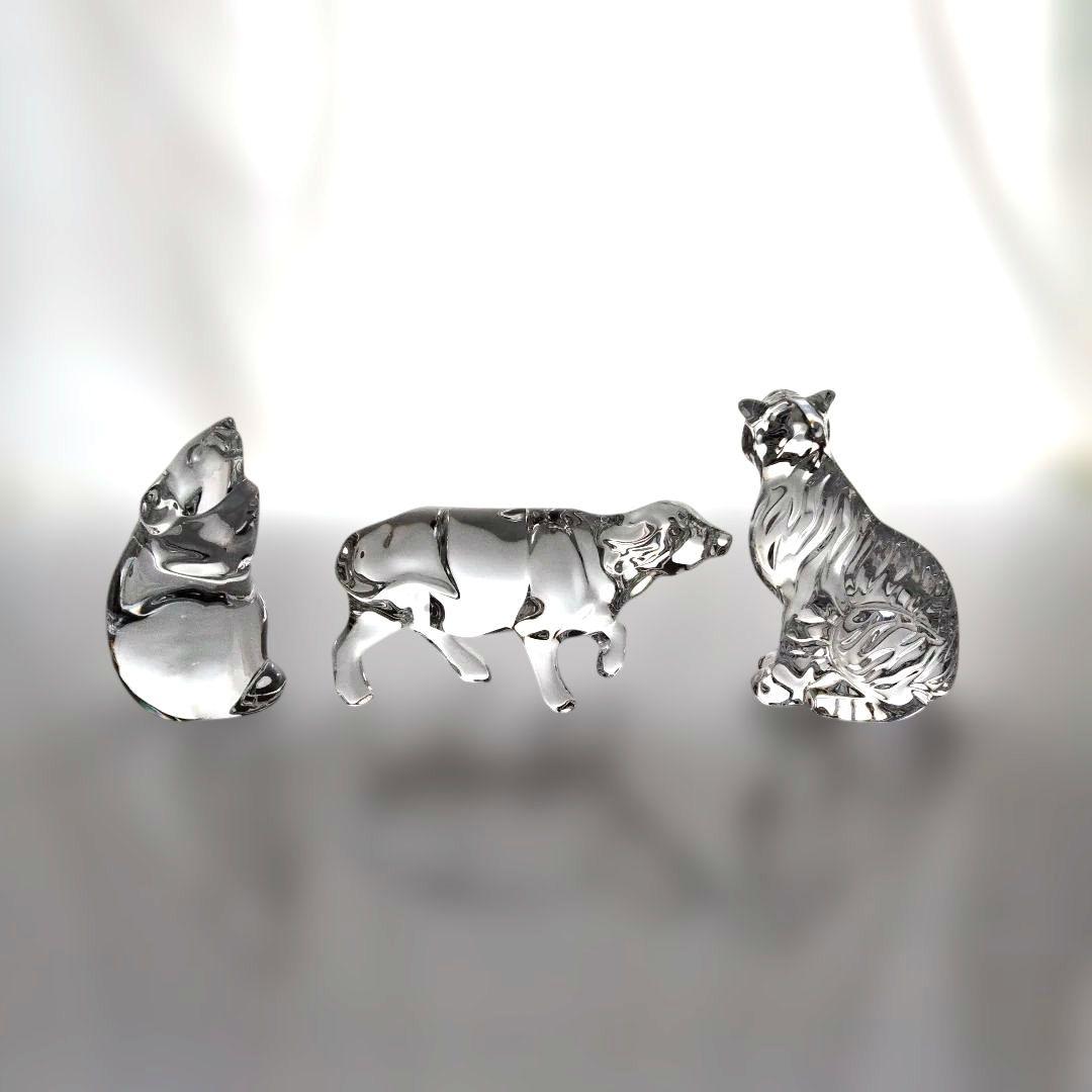 【美品】バカラ　十二支セット　クリスタルガラス 　干支の置物　12点セットA