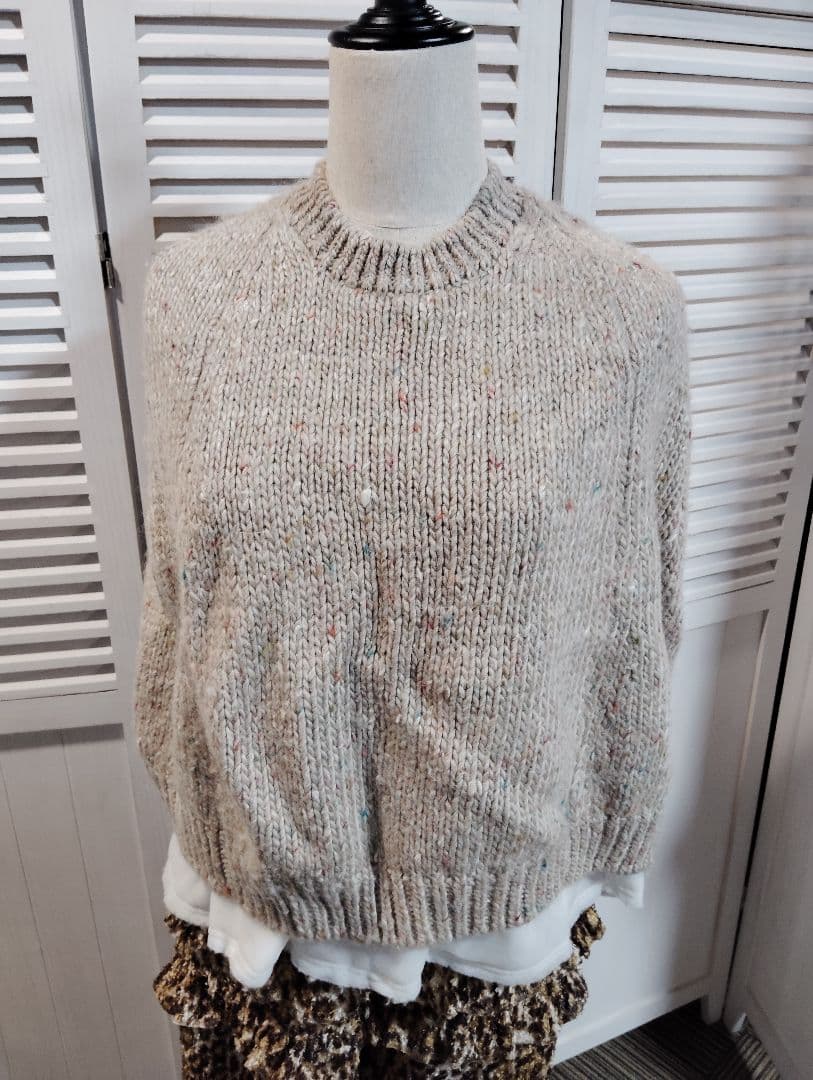 コムデギャルソン　ニットポンチョ