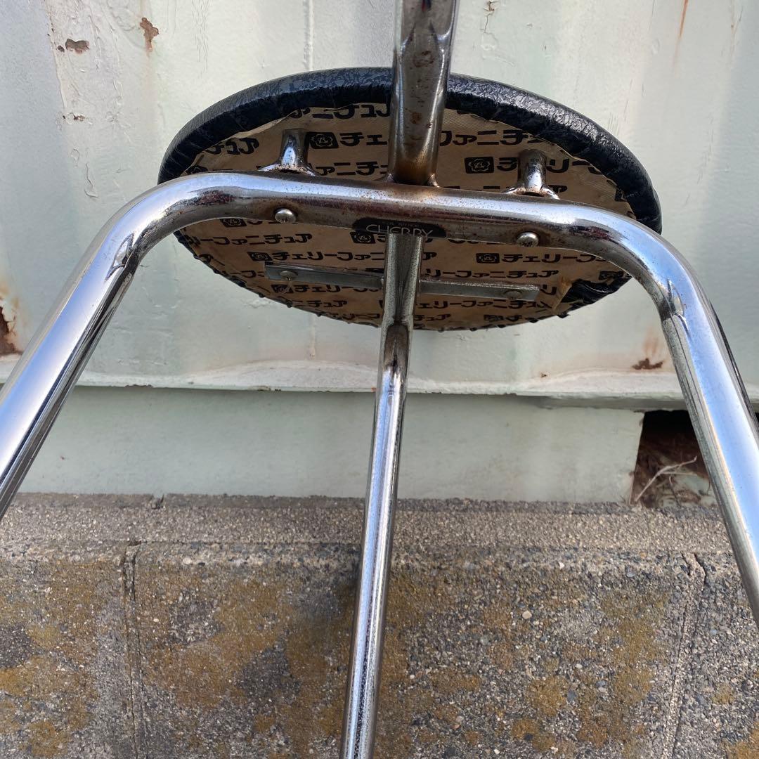 バースツール 2脚セット ブラック