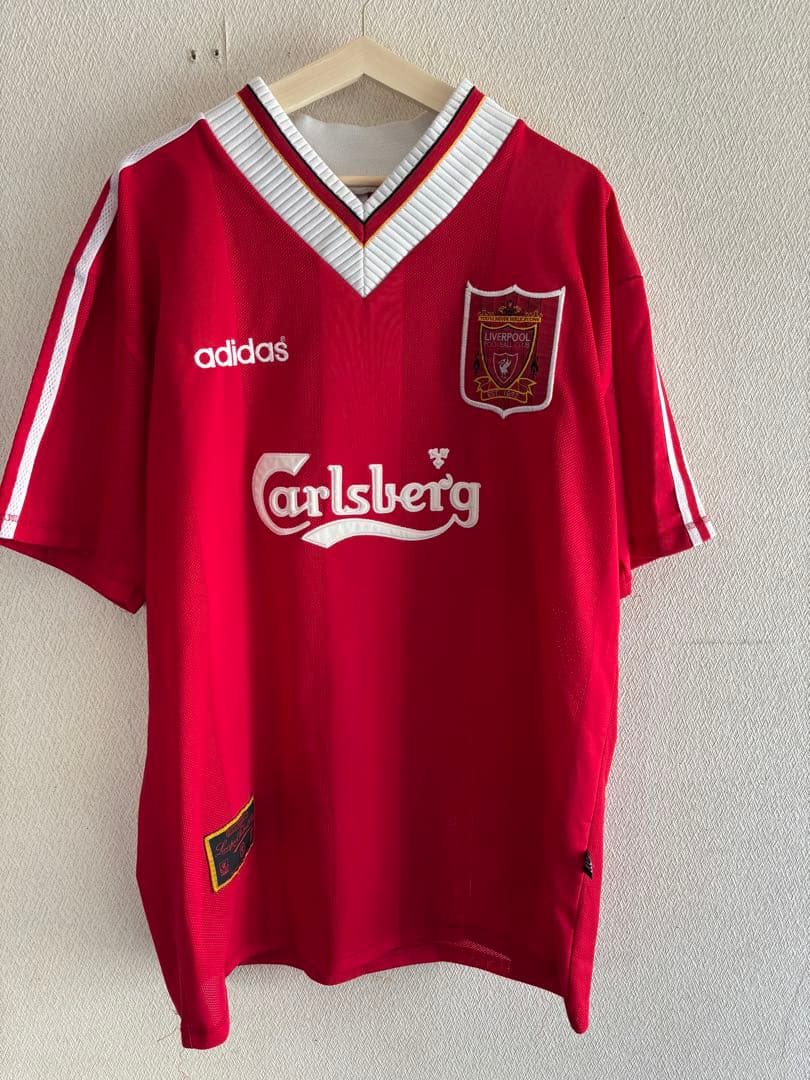【adidas】　リヴァプールFCユニホーム　95-96 ホーム　サッカーユニ
