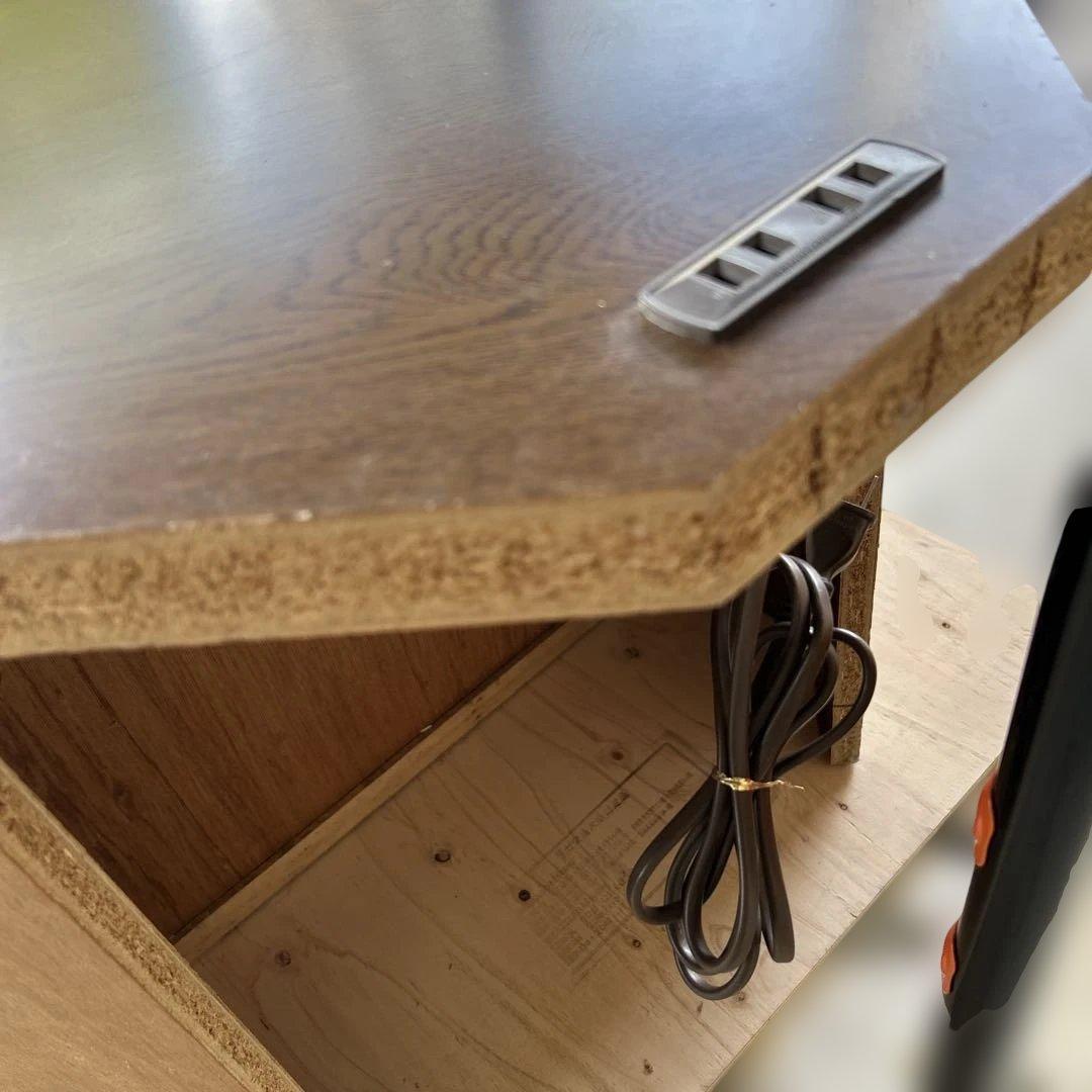 ＊送料込み＊コーナーボード テレビ台 収納棚付き