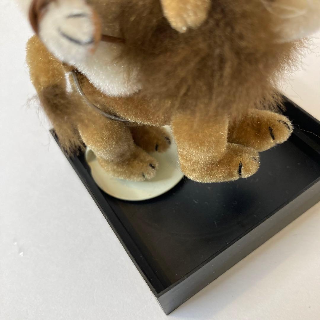 テディベア ワールドオブミニチュアベアーズ ライオンにまたがったくまさん