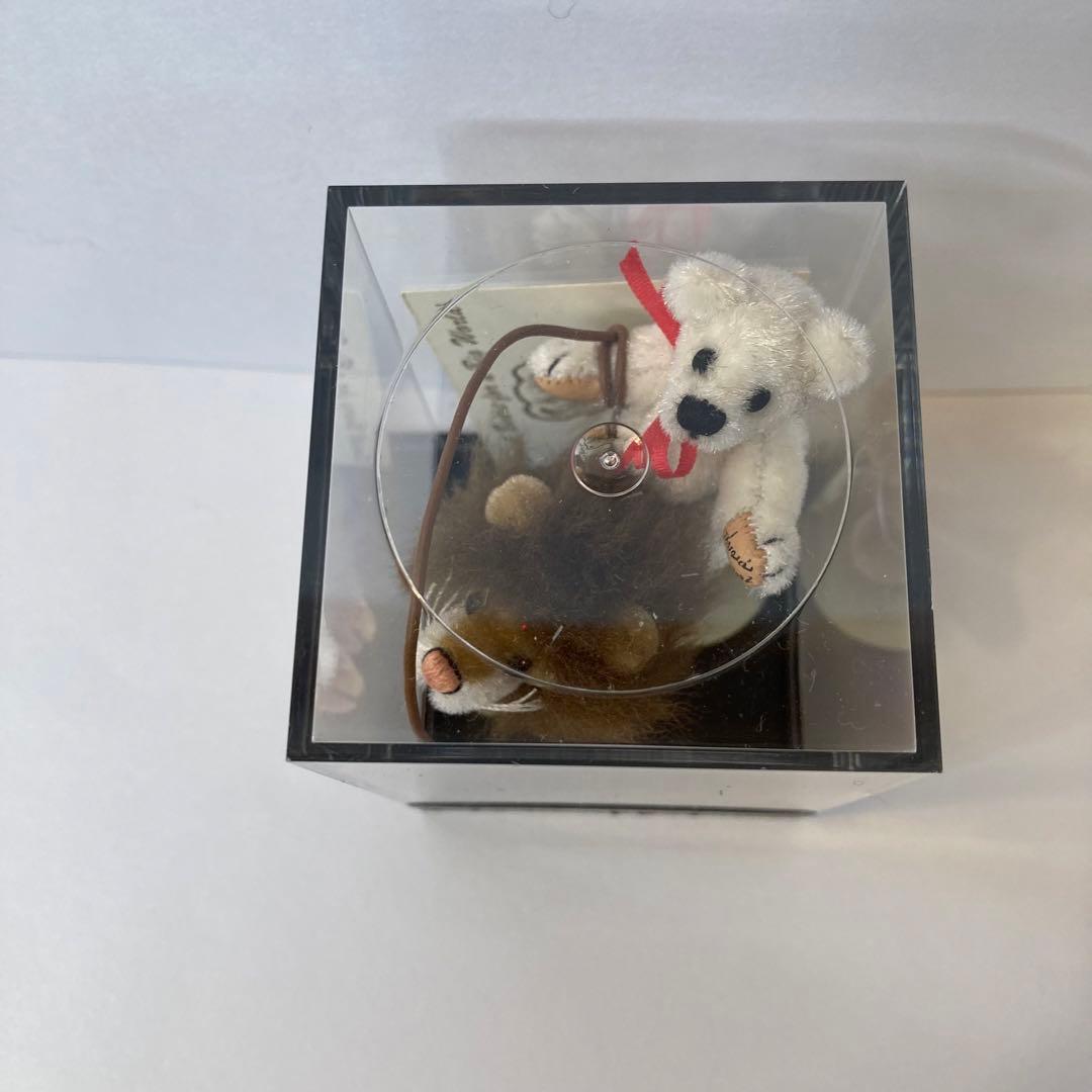 テディベア ワールドオブミニチュアベアーズ ライオンにまたがったくまさん