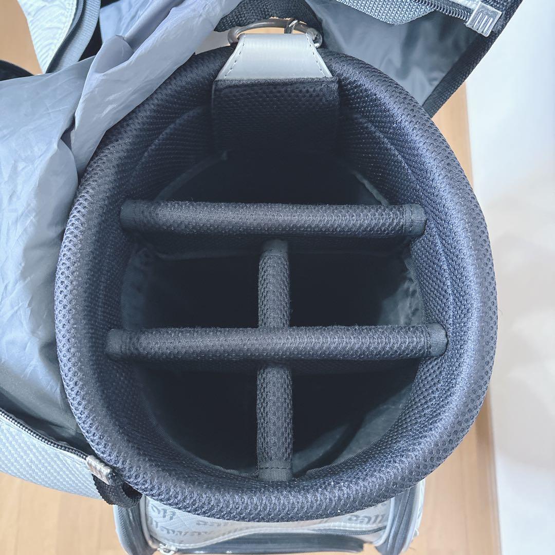K415 美品！Callaway キャディバッグ シルバー