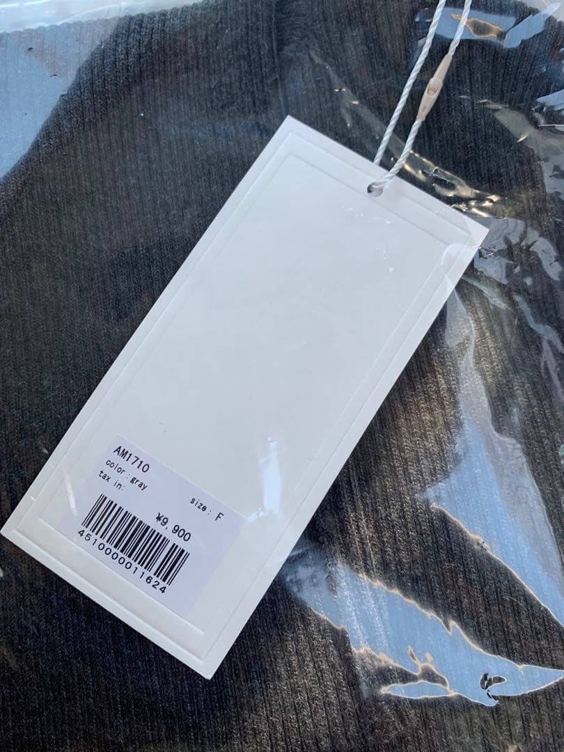 トップス andmary Mary turtle knit tops gray