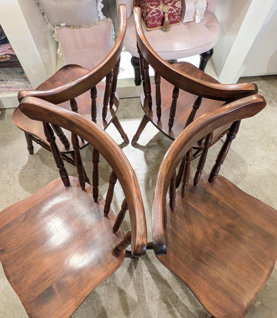 専用①【5点】 無垢 ダイニングテーブル ウィンザーチェア テーブル ラウンド