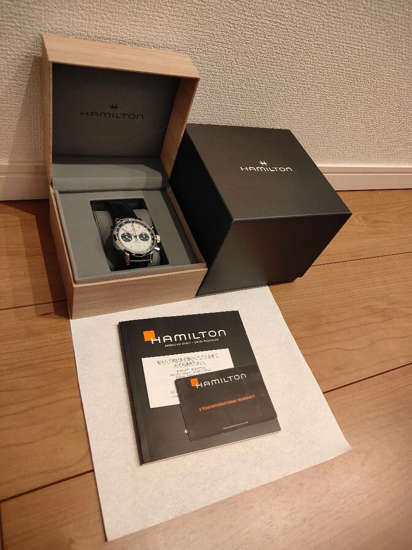 m*o様 HAMILTON パンダ未使用自動巻時計★★定価35万円