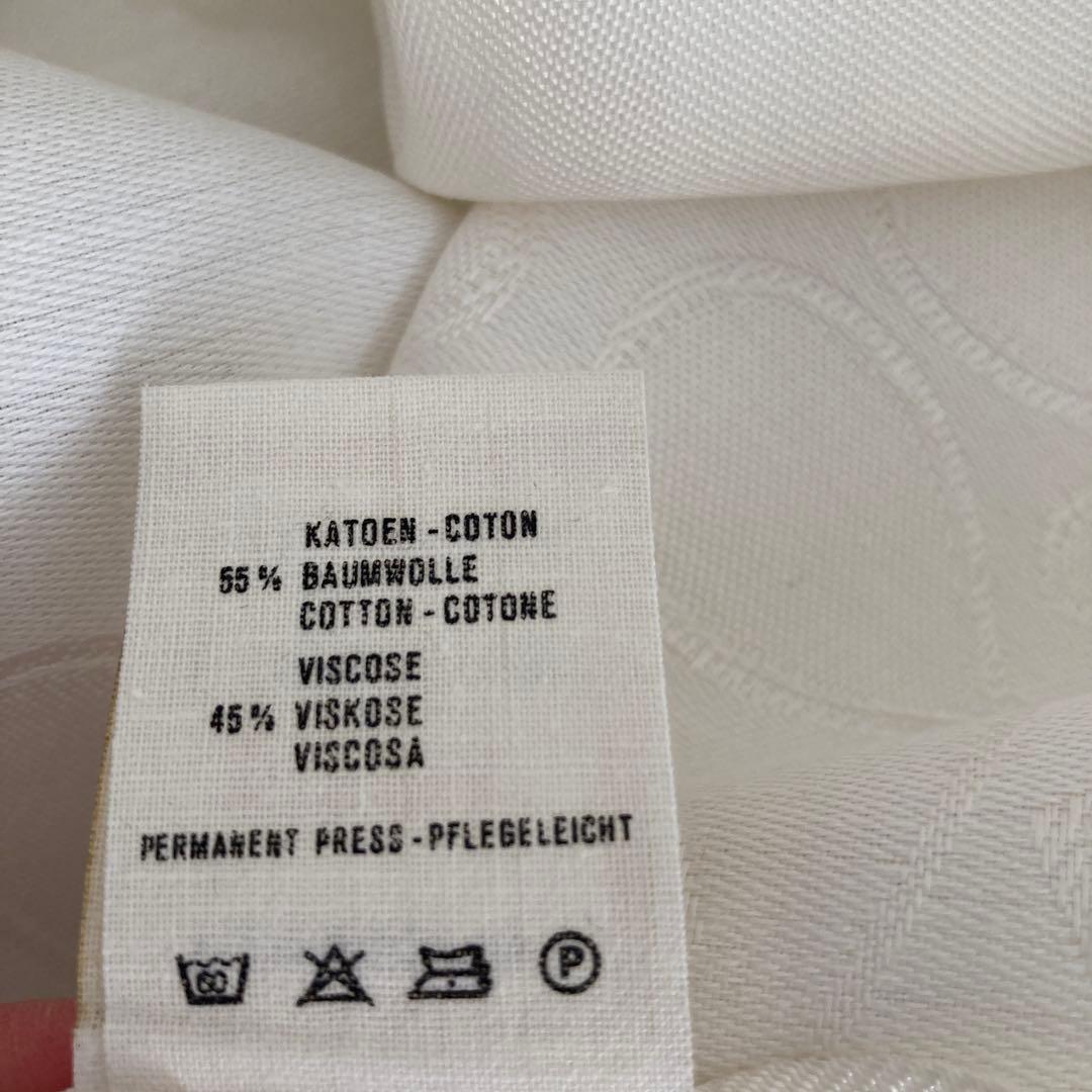 【希少】ベルギー製ヴィンテージ　ダマスク織クロス＆ナプキン