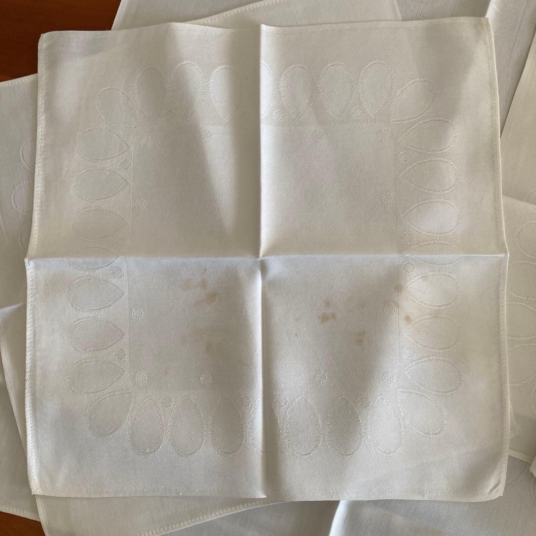 【希少】ベルギー製ヴィンテージ　ダマスク織クロス＆ナプキン