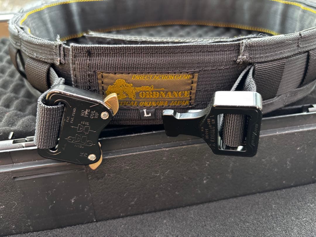 【実物】オードナンス　ピストルベルト　large/black