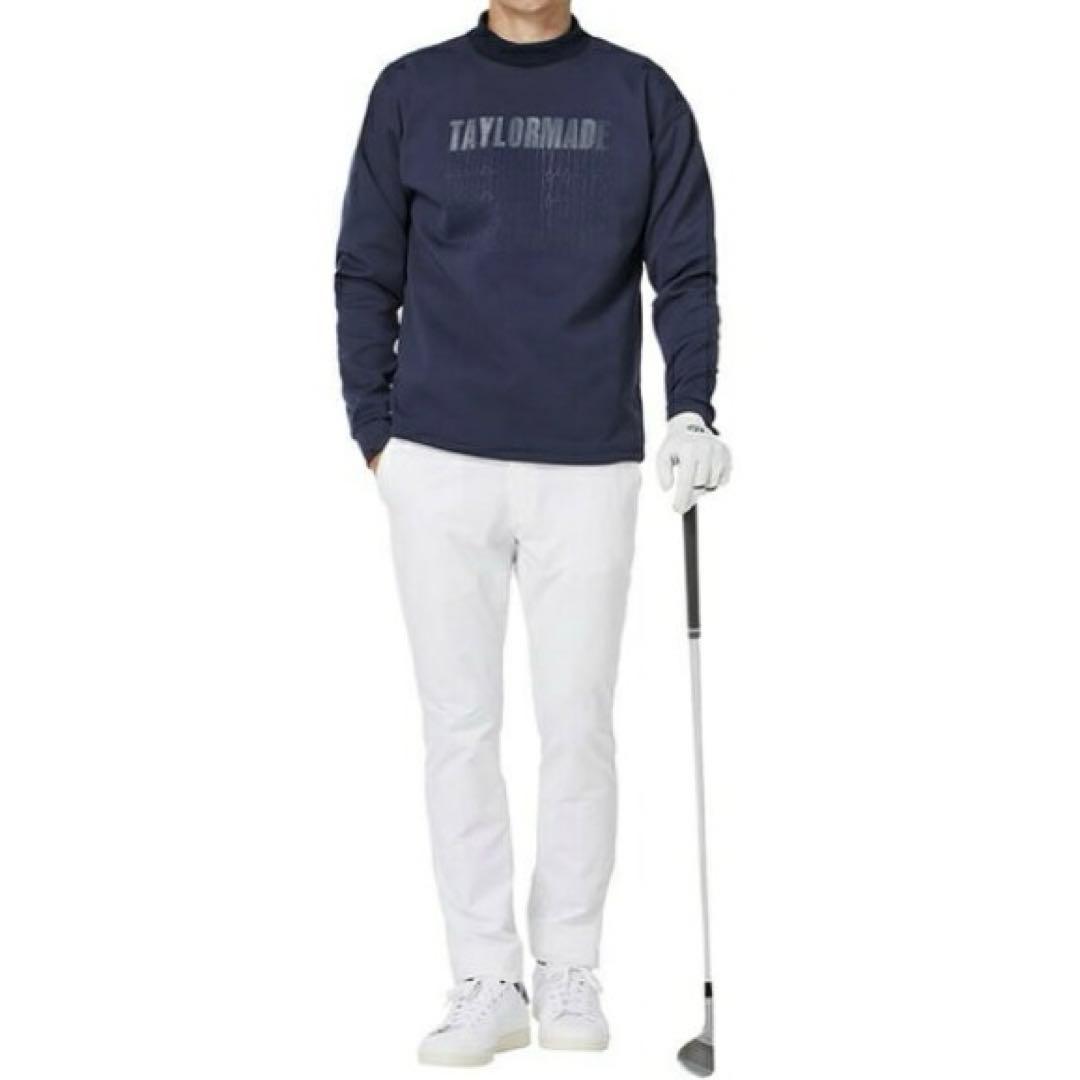 テーラーメイド グラフィックロゴ スウェットモック　サイズL ネイビー　新品