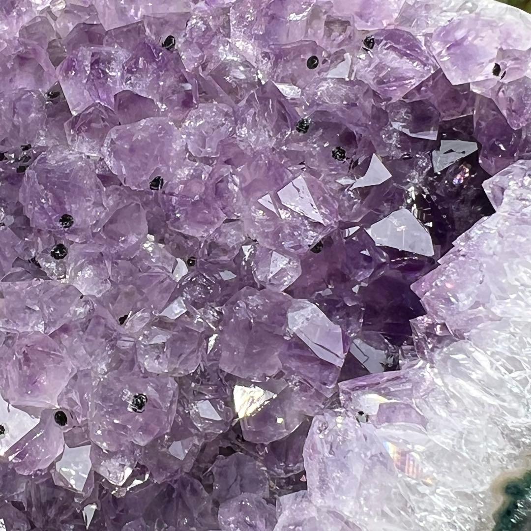 ✨紫の煌めきパワー✨ウルグアイ産 ファントム アメジストクラスター 天然石 原石