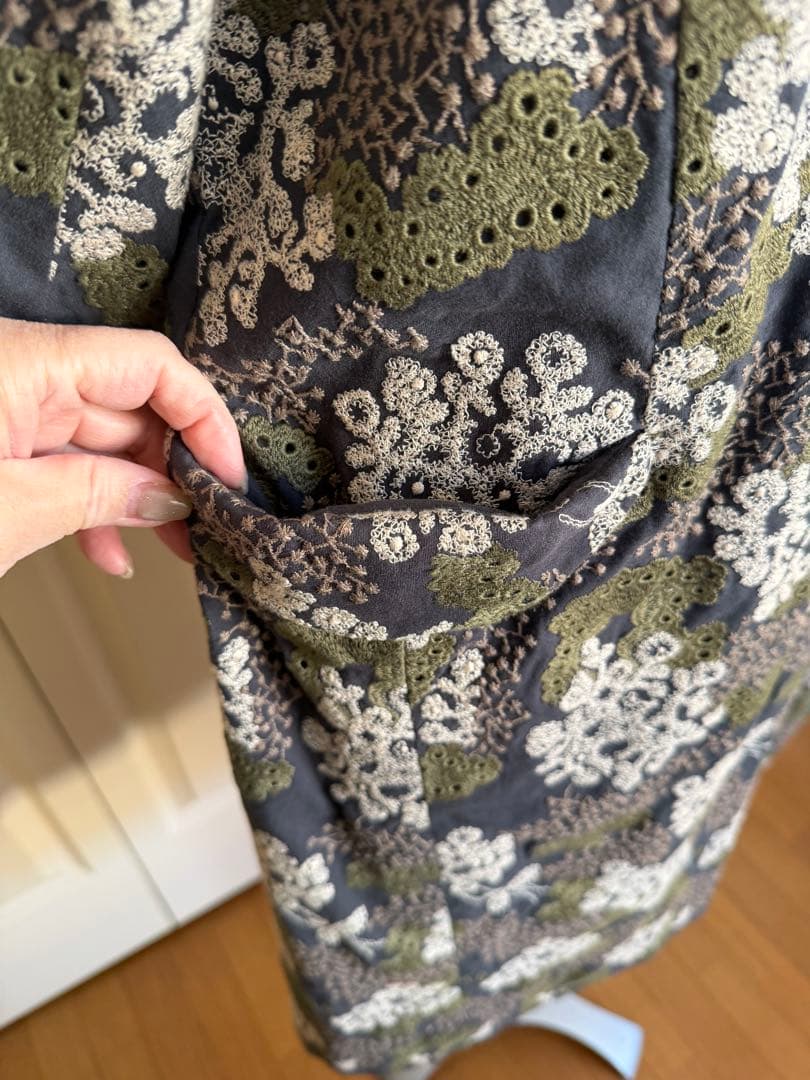 mina perhonen happy camouflage コート裏地難あり