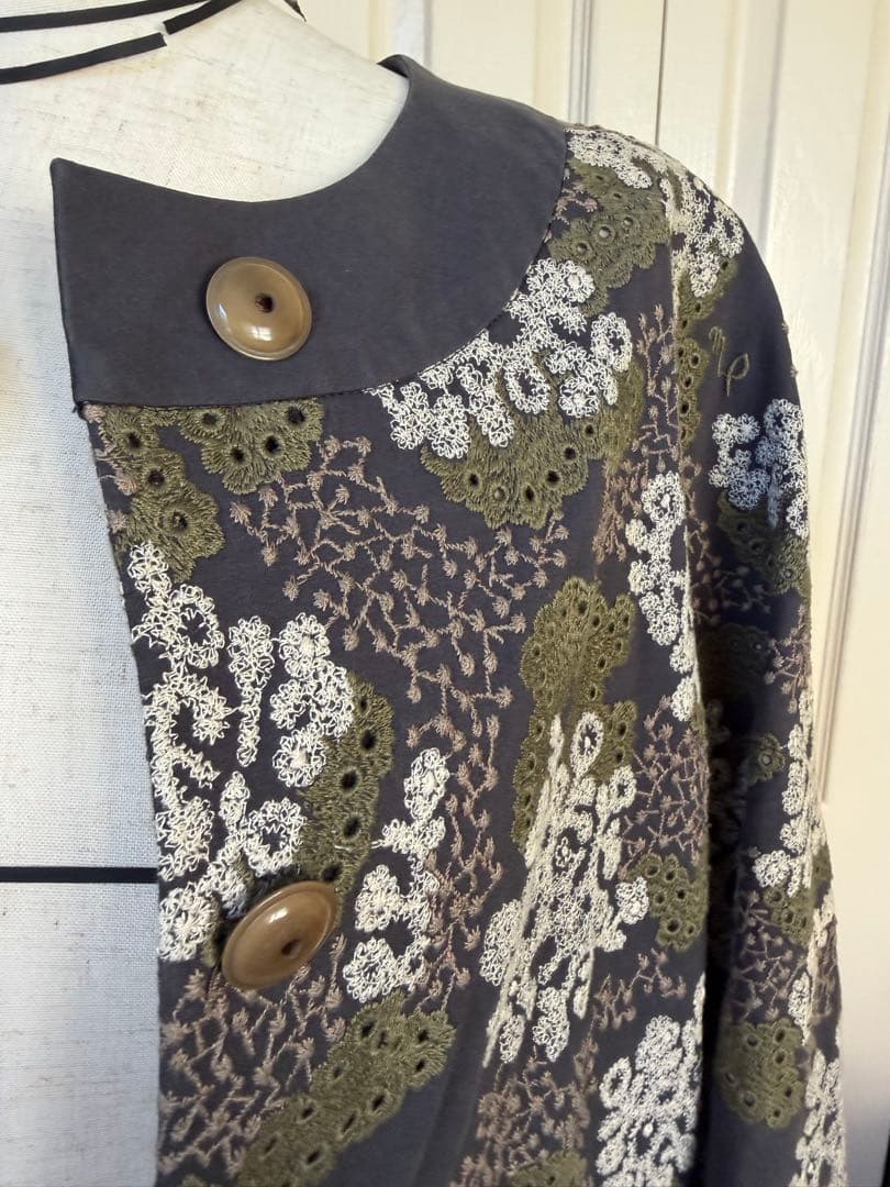 mina perhonen happy camouflage コート裏地難あり