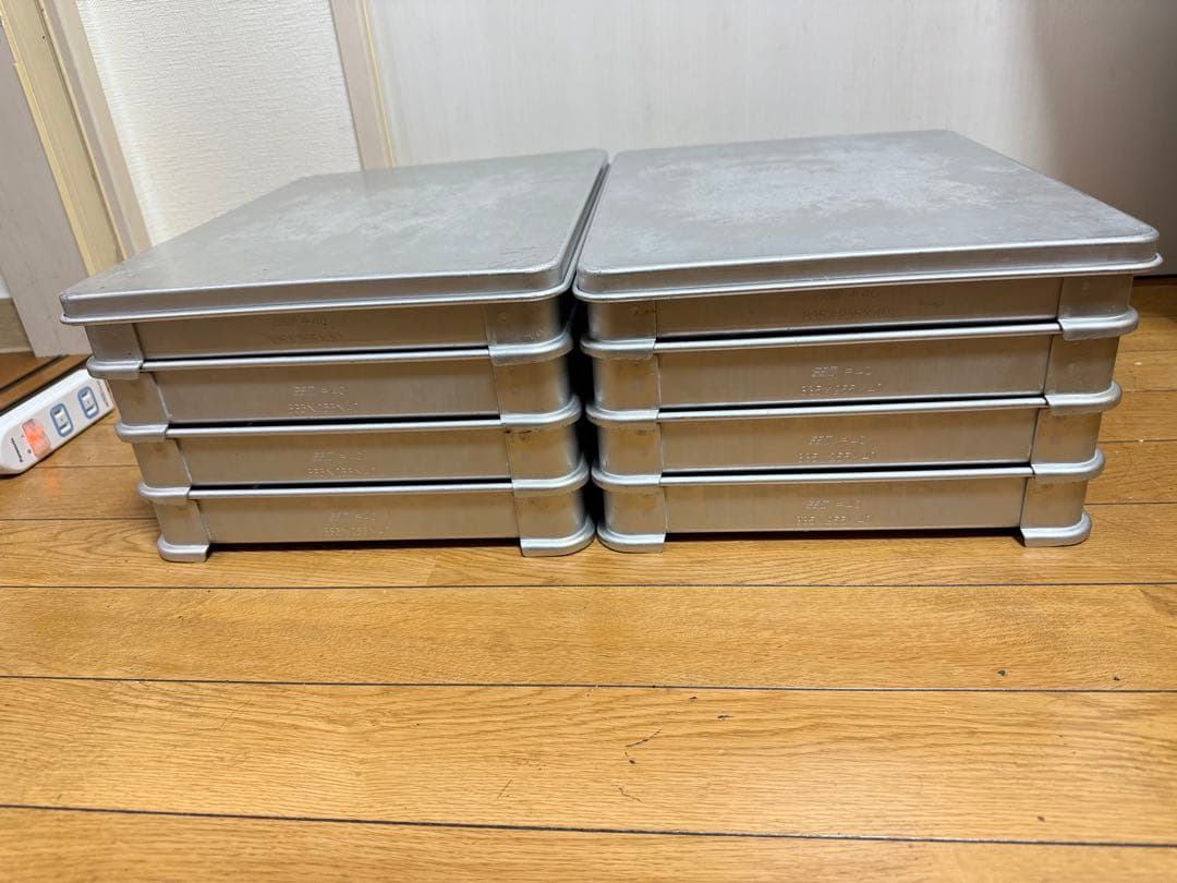 餃子バット　業務用　アルミ　8枚　EBM 中 40