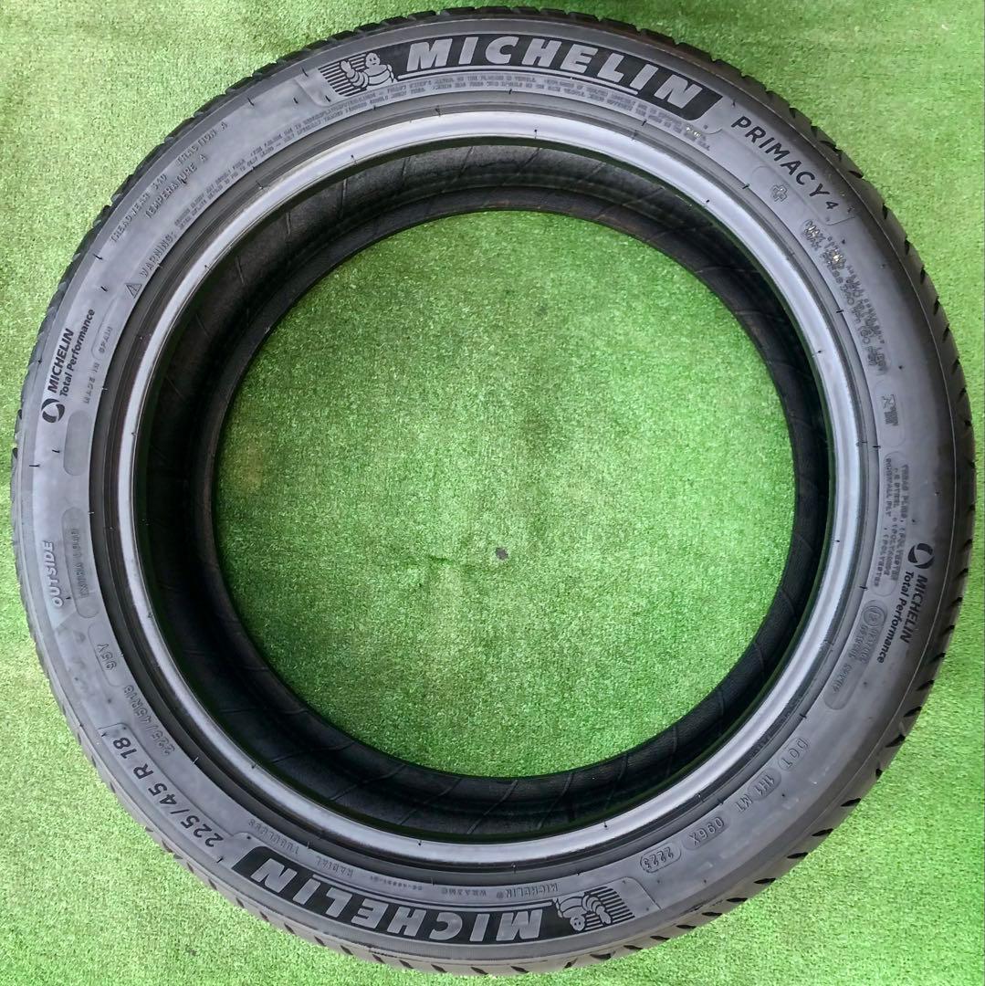 225/45 R18 MICHELIN Primacy 4ラジアルタイヤ