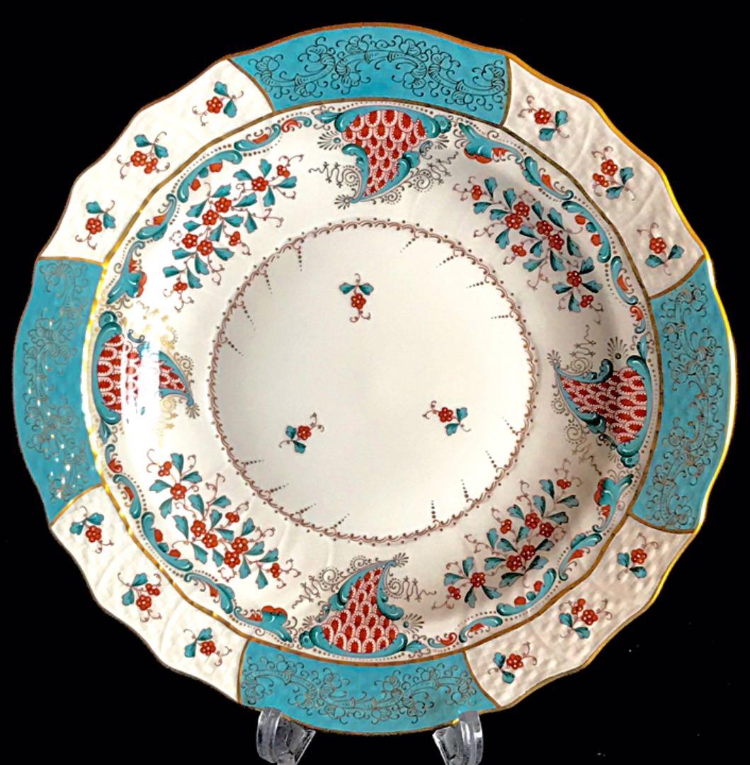 ヘレンド　トゥッピーニの角笛 デザートプレート 大 マスターペインターサイン