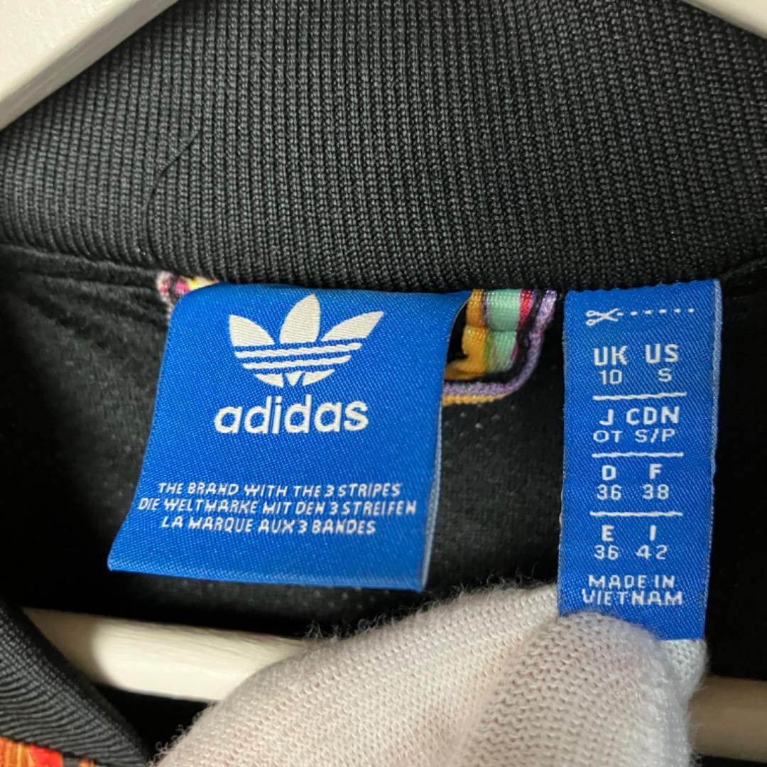 adidas ファームカンパニーコラボ アディダス トラックジャケット 九官鳥柄