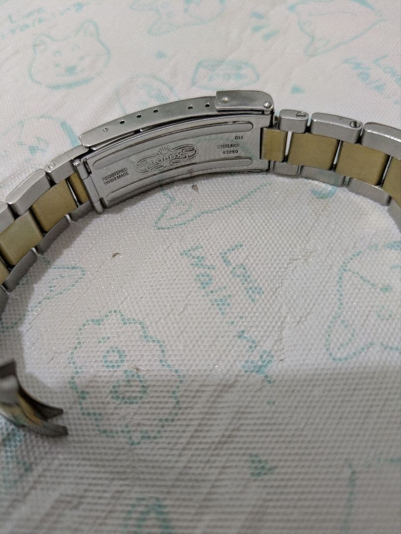 互換用！　サブマリーナ　コンビ　20mm クラスプ　コンビブレス付き　中古