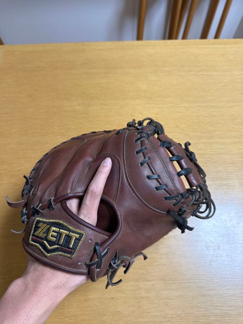 ZETT ブラウン 硬式グローブ キャッチャーミット 《即戦力》
