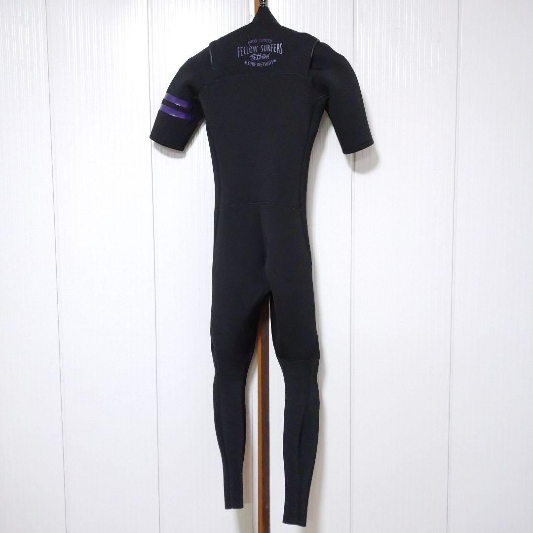 FELLOW ウェットスーツ シーガル 3mm メンズ 半袖 チェストジップ