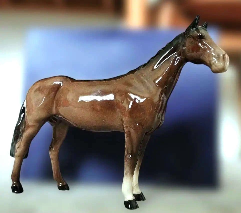 ロイヤルドルトン 希少品 年代物 馬の陶器