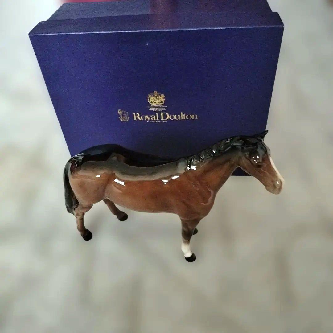 ロイヤルドルトン 希少品 年代物 馬の陶器