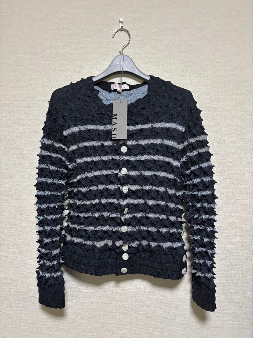 トップス MASU 25FW SPIKY PABLO CARDIGAN - NAVY 46