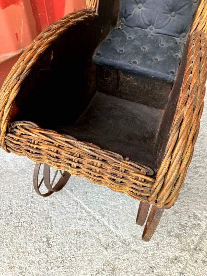 アンティーク　ドールベビーカー