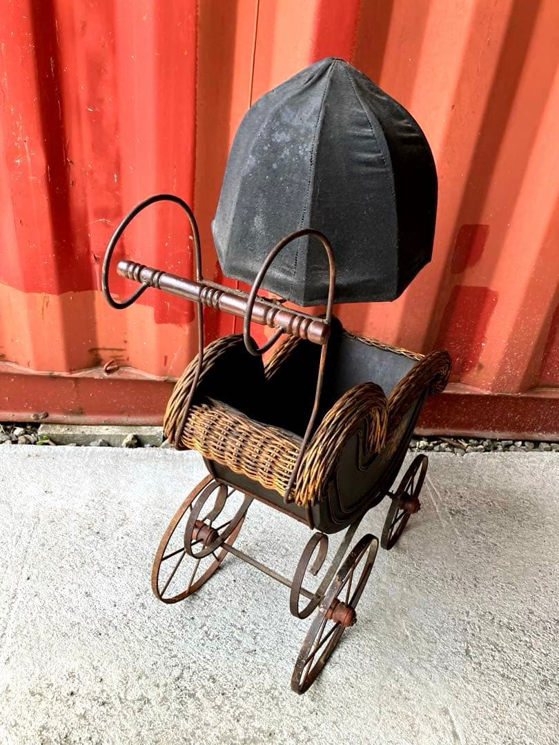 アンティーク　ドールベビーカー