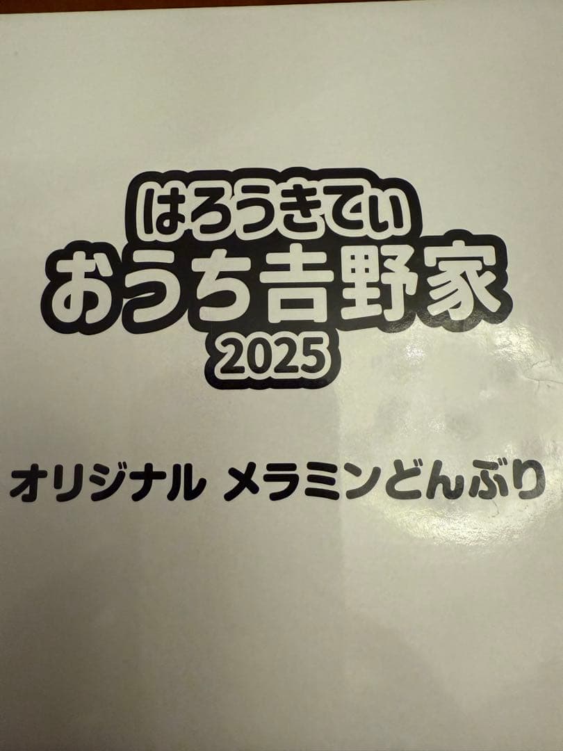 2個セット吉野家はろうきてぃ おうちで吉野家2025 オリジナルメラミンどんぶり