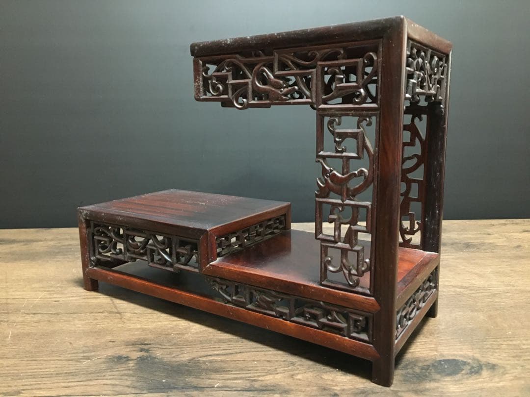 骨董　時代物　花台飾台