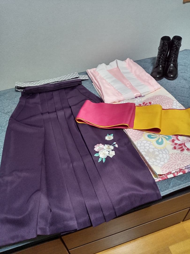 卒業式小学生京越キョウエツ！ククーメモワール袴ブーツ付き