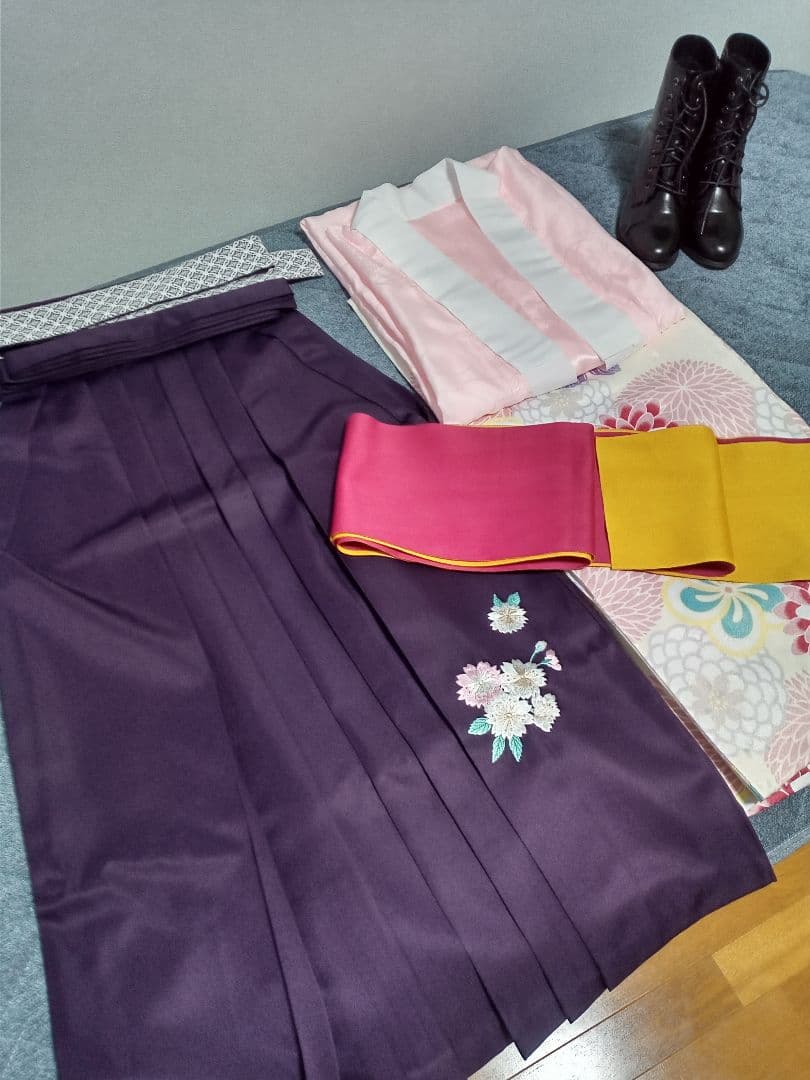 卒業式小学生京越キョウエツ！ククーメモワール袴ブーツ付き