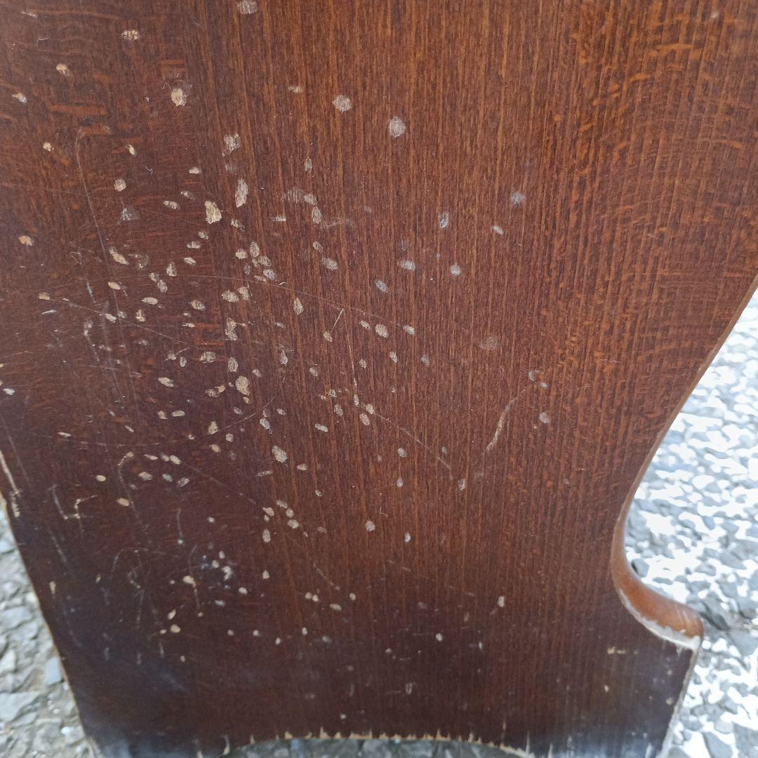 3080）Karimokuカリモク家具　電話台 花台　飾り台　昭和レトロ