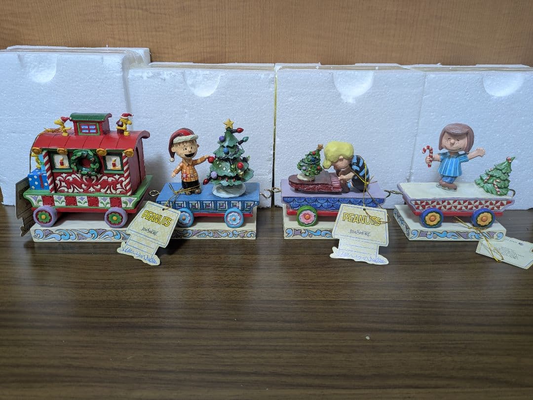 【単品】ジムショア スヌーピー　ライナス　 クリスマス列車